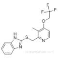 1H-बेंजिमिडाज़ोल, 2 - [[[3-मिथाइल-4- (2,2,2-ट्राइफ्लोरोएथोक्सी) -2-पाइरिडिनिल] मिथाइल] थियो] - CAS 103577-40-8
